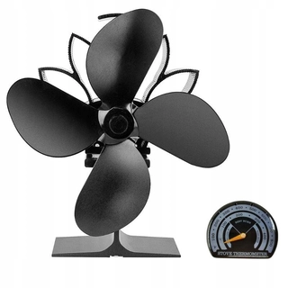 Magnetická ohnisko ventilátor na drevo,