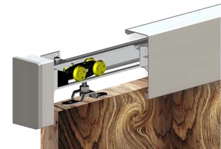 Kovania na posuvné dvere - Herkules Wood Masks 2010mm zavesený systém