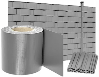 Matná plotová páska Plotový kryt PVC 190x35