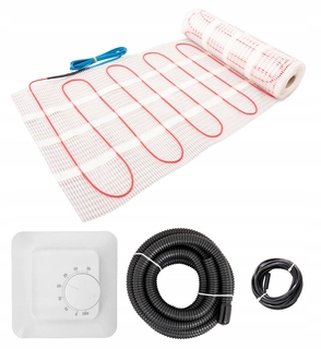 Podlahové kúrenie - Vykurovacia rohož. Kit 2m² 170W / m² 340W