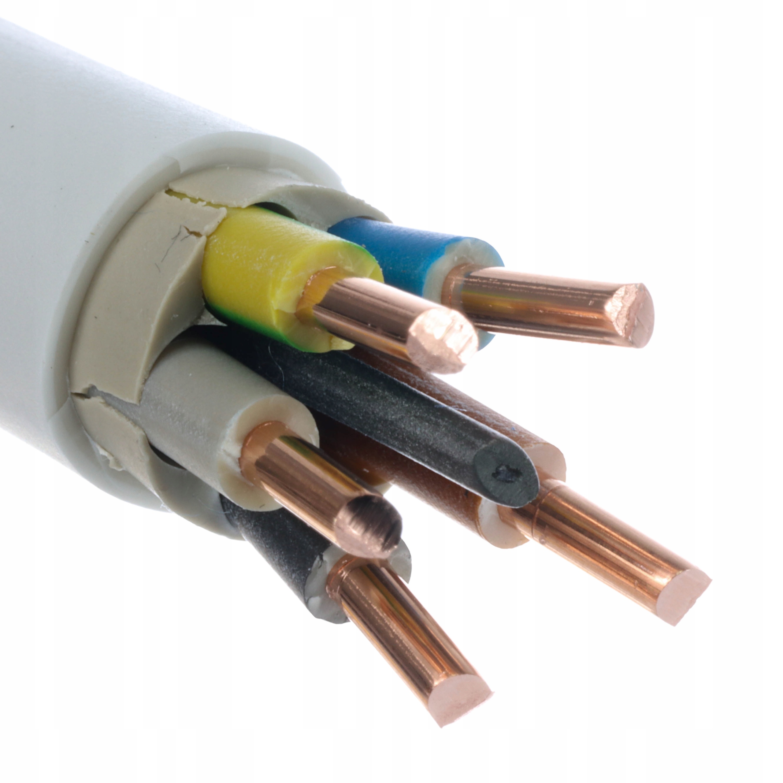 Okrúhly elektrický a inštalačný kábel YDY Digma 5 x 4