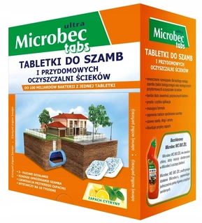 Prostriedok do žumpy, septiku - Prípravok na septiky, tablety Bros, 16 l, 0,5 kg