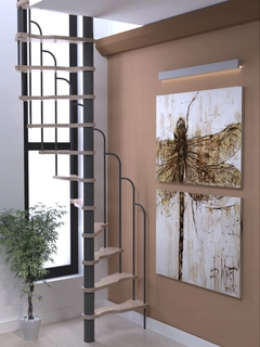 Mini točité schody Kronos 120x60 / Buk multiplex