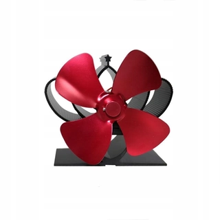 Mini pečieme 4-pádlo krb ventilátor -