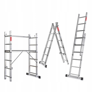 Rebrík - Mini lešenie pracovnej platformy 2x6 hliník +zadarmo