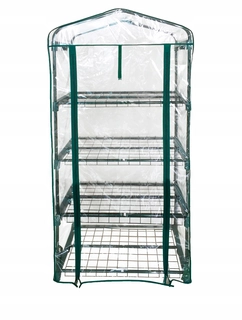 Fóliovník -  Mini skleník s policami 69x49x160 cm. PVC fólia