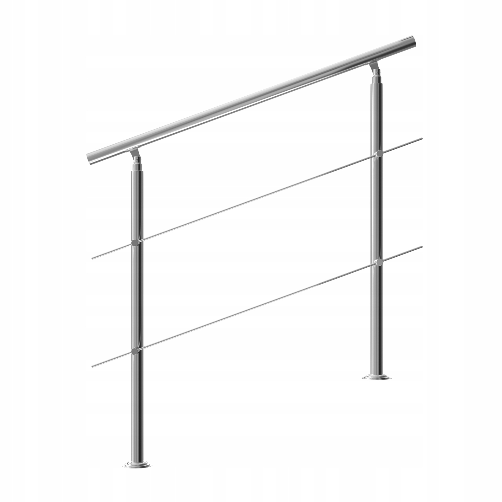 Monzana Balustrádové zábradlie na schodisko Oceľové 120cm+2