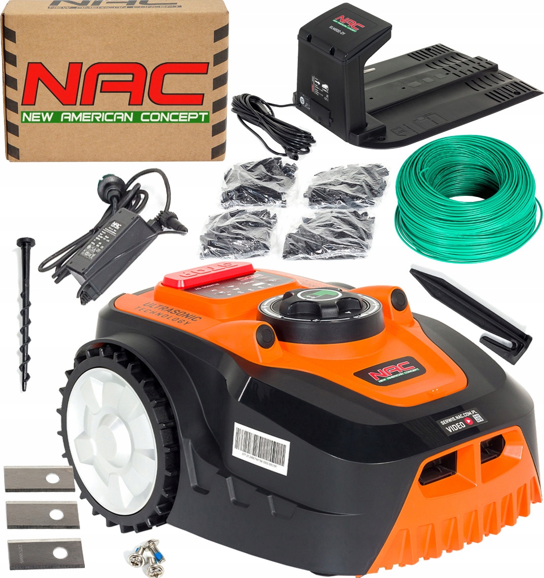 Robotická kosačka NAC RLM800-DY, šírka kosenia 18 cm