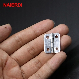 Závesy, pánty -  Naierdi 10 kusov 25 mm x 20 mm strieborné mini pánty