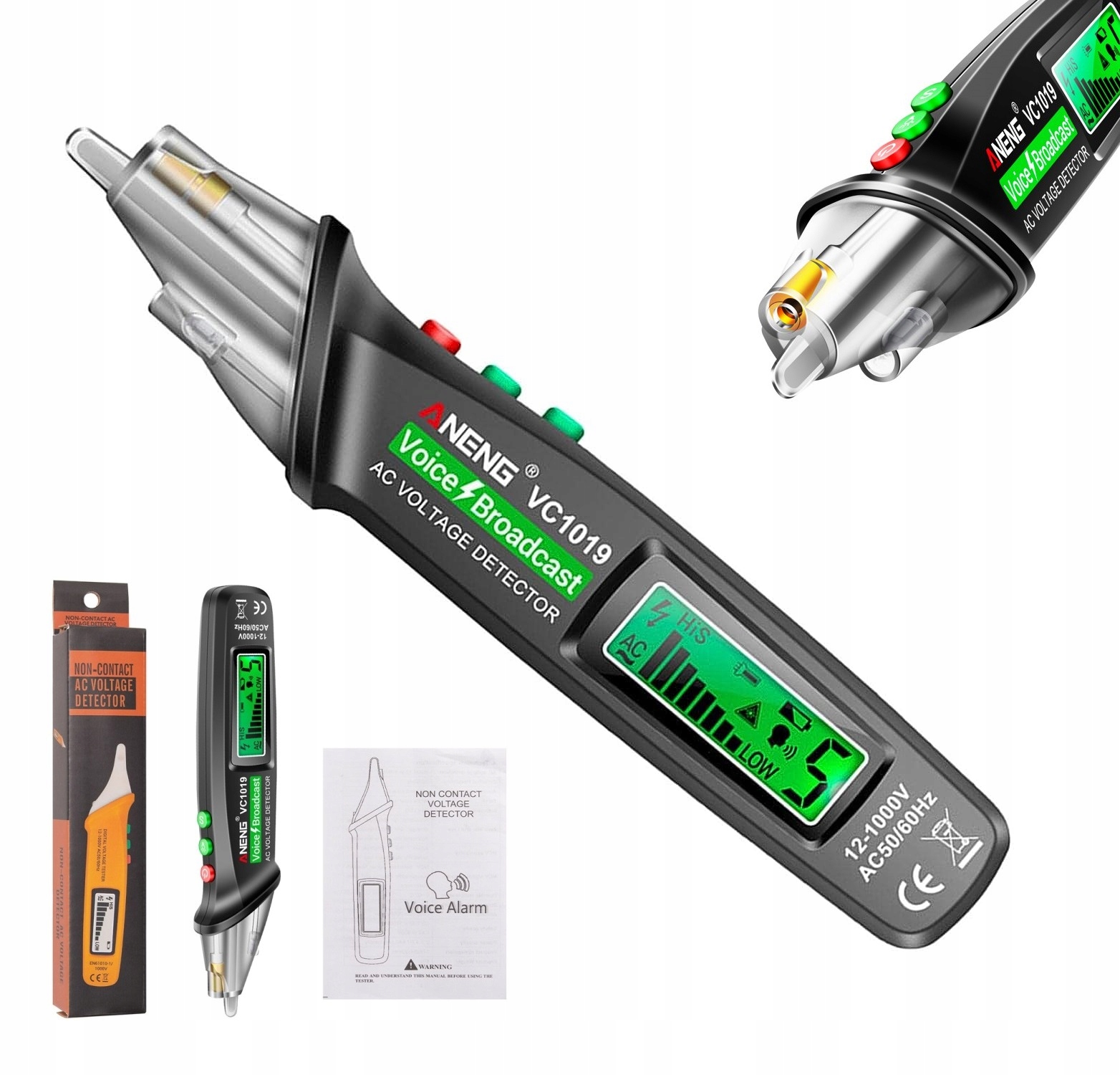 TESTER NAPÄTIA BEZKONTAKTNÝ TESTER ANENG VC1019