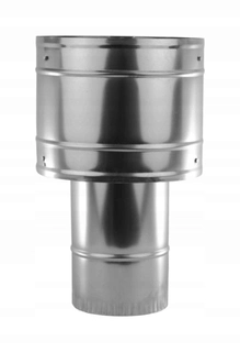 Komínová strieška, čiapka - Komínová hromada, deflektor, nehrdzavejúca oceľ. 200 mm.