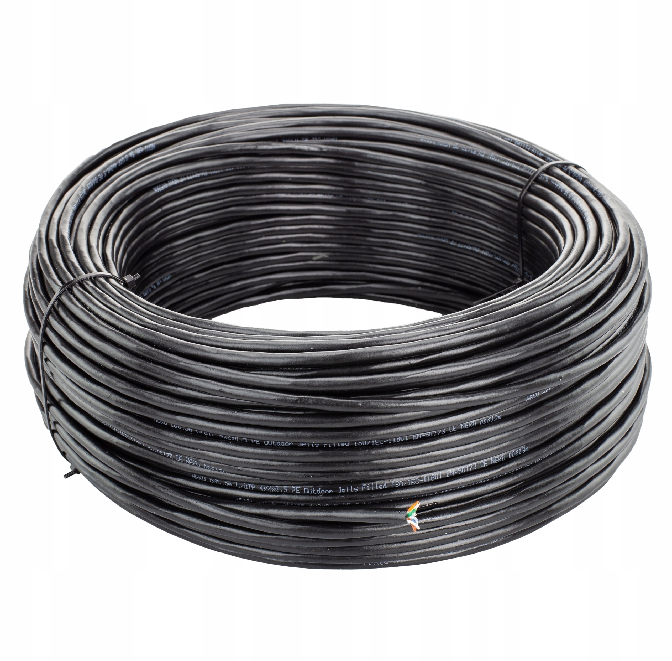 Okrúhly dátový kábel, zem UTP Neku-Polska 8 x 24 AWG