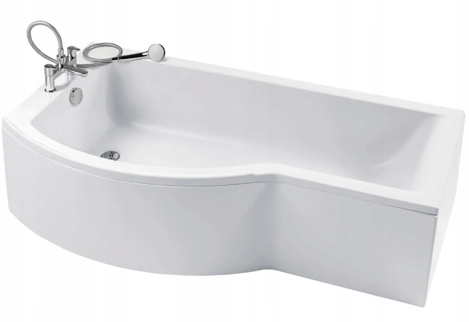 Asymetrická akrylátová vaňa Ideal Standard ALCHEMY E181501 bočný odtok 170 x 80 cm