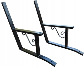 Záhradná lavička - Nohu nohy pre swing bench lavice Poľsko oceľ