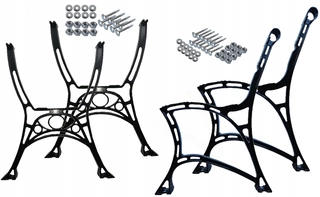 Záhradná lavička - Nožné nohy pre stolnú lavicu ROYAL ALUMINIUM