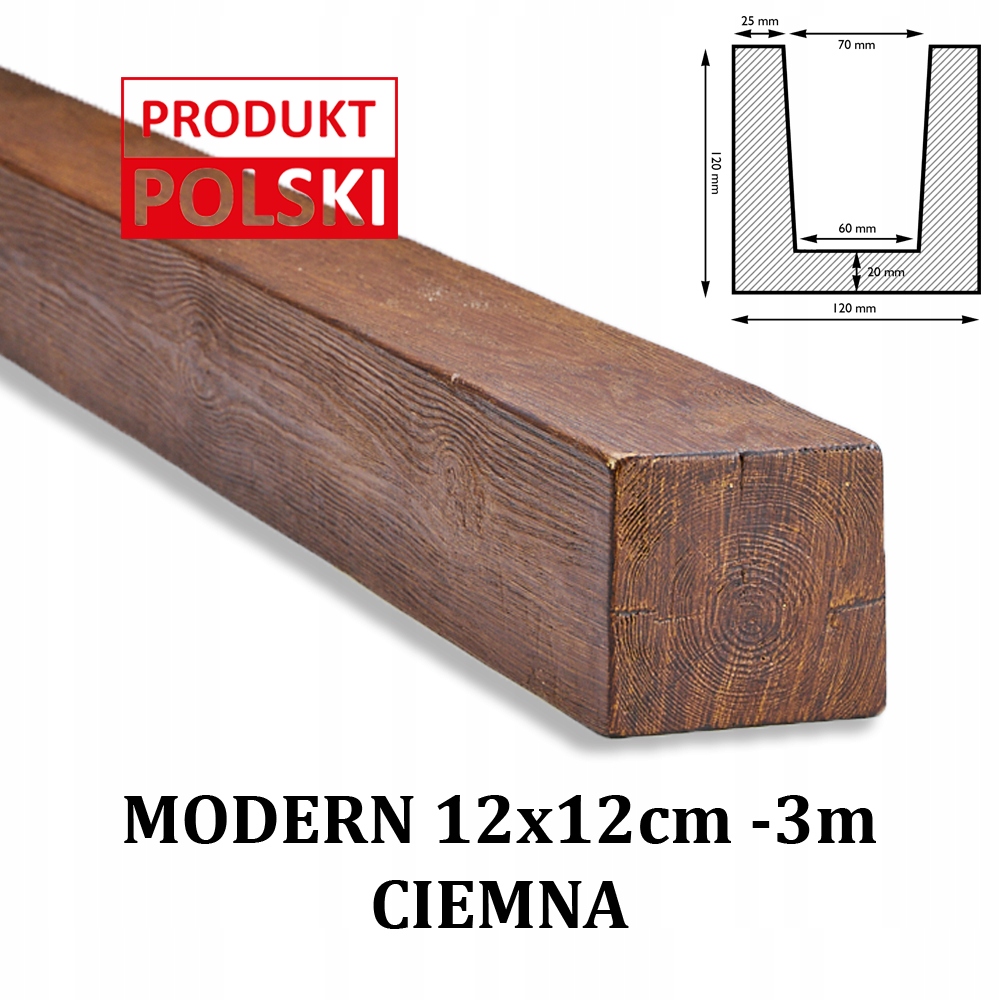 RUSTIKÁLNE NOSNÍKY MODERNÝ NOSNÍK Imitácia 12x12 3m