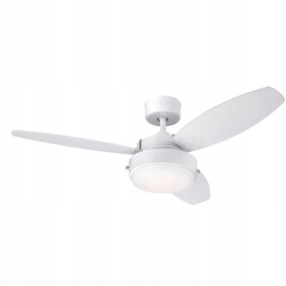 Ventilátor - NOVÝ! Alloy biela - stropný ventilátor, lampa