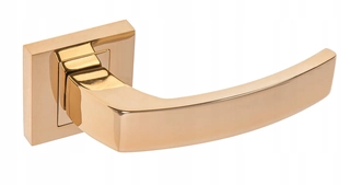 Kľučky na dvere - Nová rukoväť Square Venus Gold Gloss