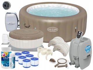 Záhradná vírivka - Jacuzzi Bestway 60017 nafukovacia kruhová konštrukcia 916 l + 11 ďalších produktov
