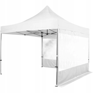 Predajný stan, altánok - Záhradný stan INSTENT, nožnicový, 3 x 3 m + 2 steny