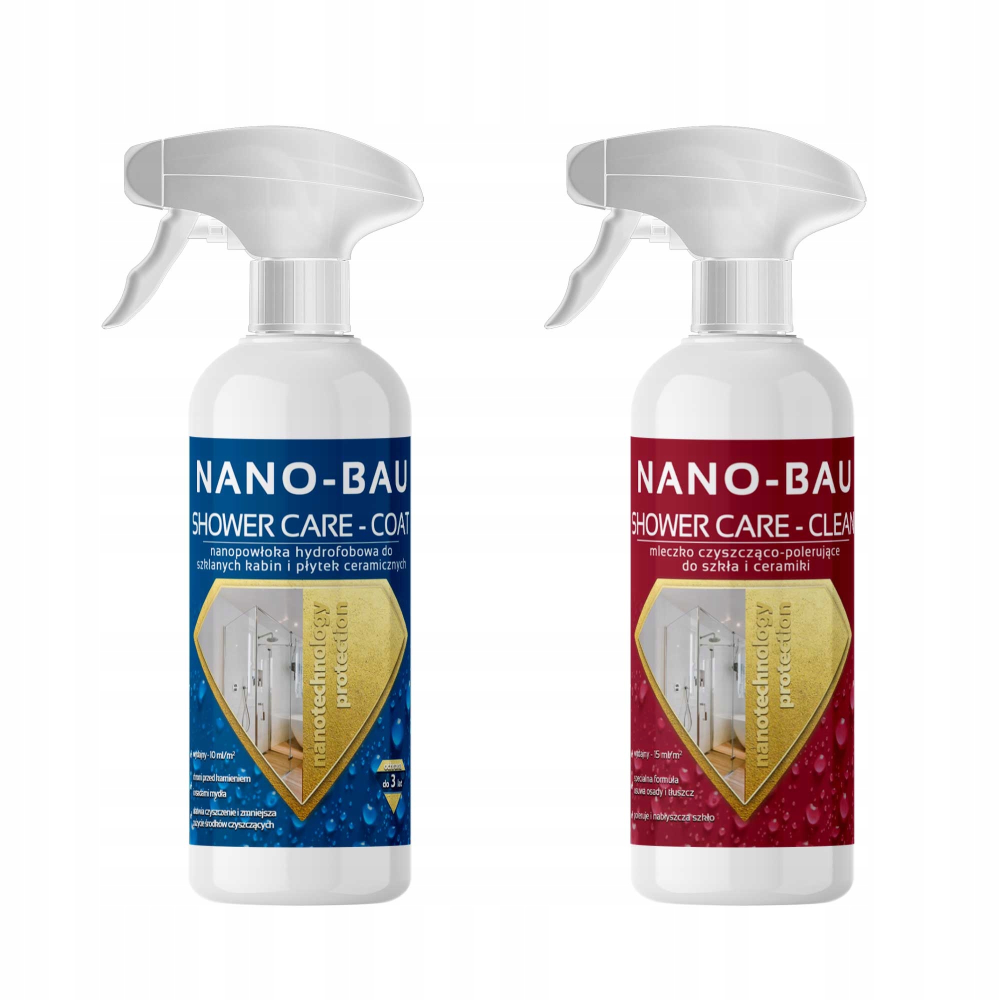 Nano-Bau set pre sprchové kabínky 500ML