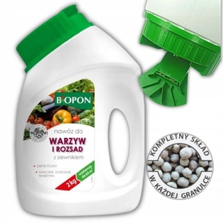 Záhradné hnojivo - Viaczložkové hnojivo Biopon granule 2 kg