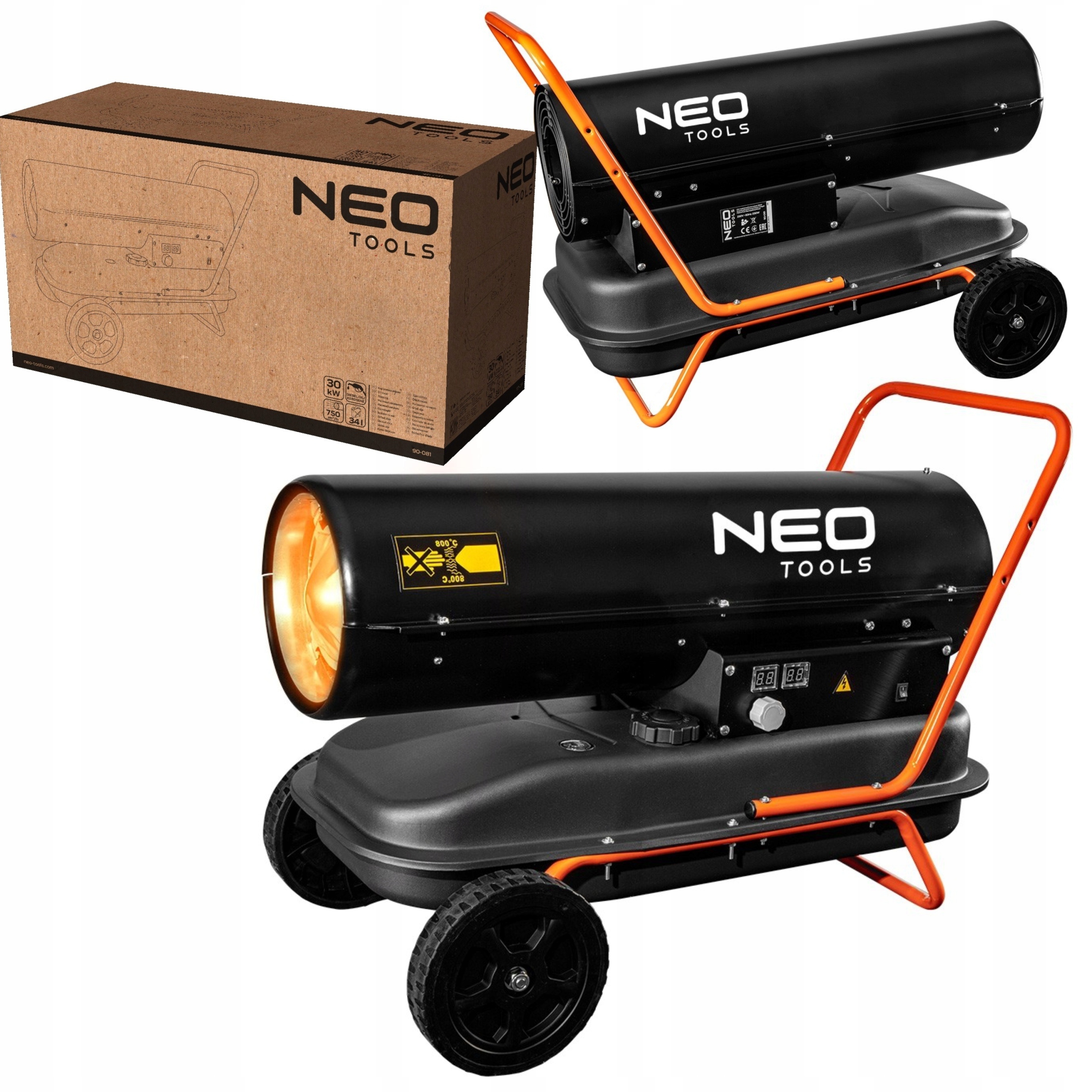 Olejový ohrievač Neo Tools 30 kW