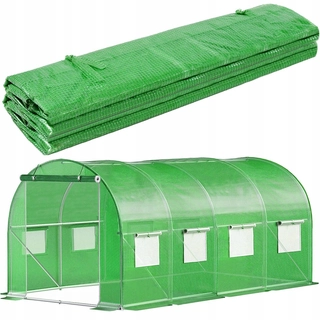 Fóliovník - Fóliový tunel 9 m² 400 x 250 cm zelený