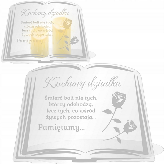 Podstavka Pod Sviečky Na Pomník S Možnosťou Personalizácie