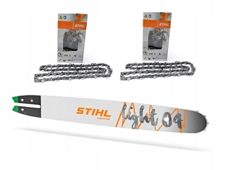 Vodiaca lišta na pílu - VODIACA LIŠTA + 2 REŤAZE 35cm 3/8 1,3 ORIGINÁL STIHL 017 018 023 025 MS1230