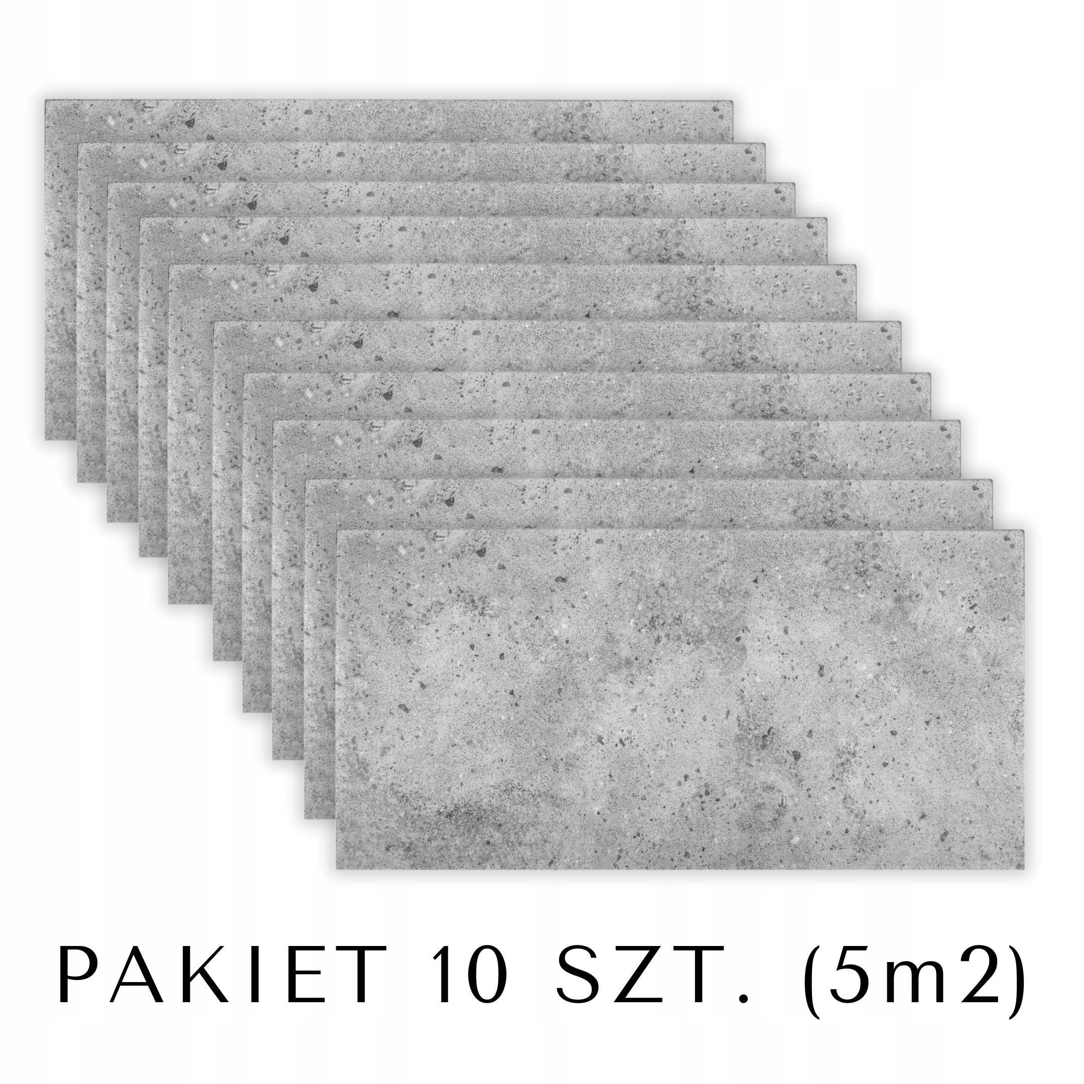 Nástenný panel imitujúci betón Dekorwall 107XL 100x50 cm sivý