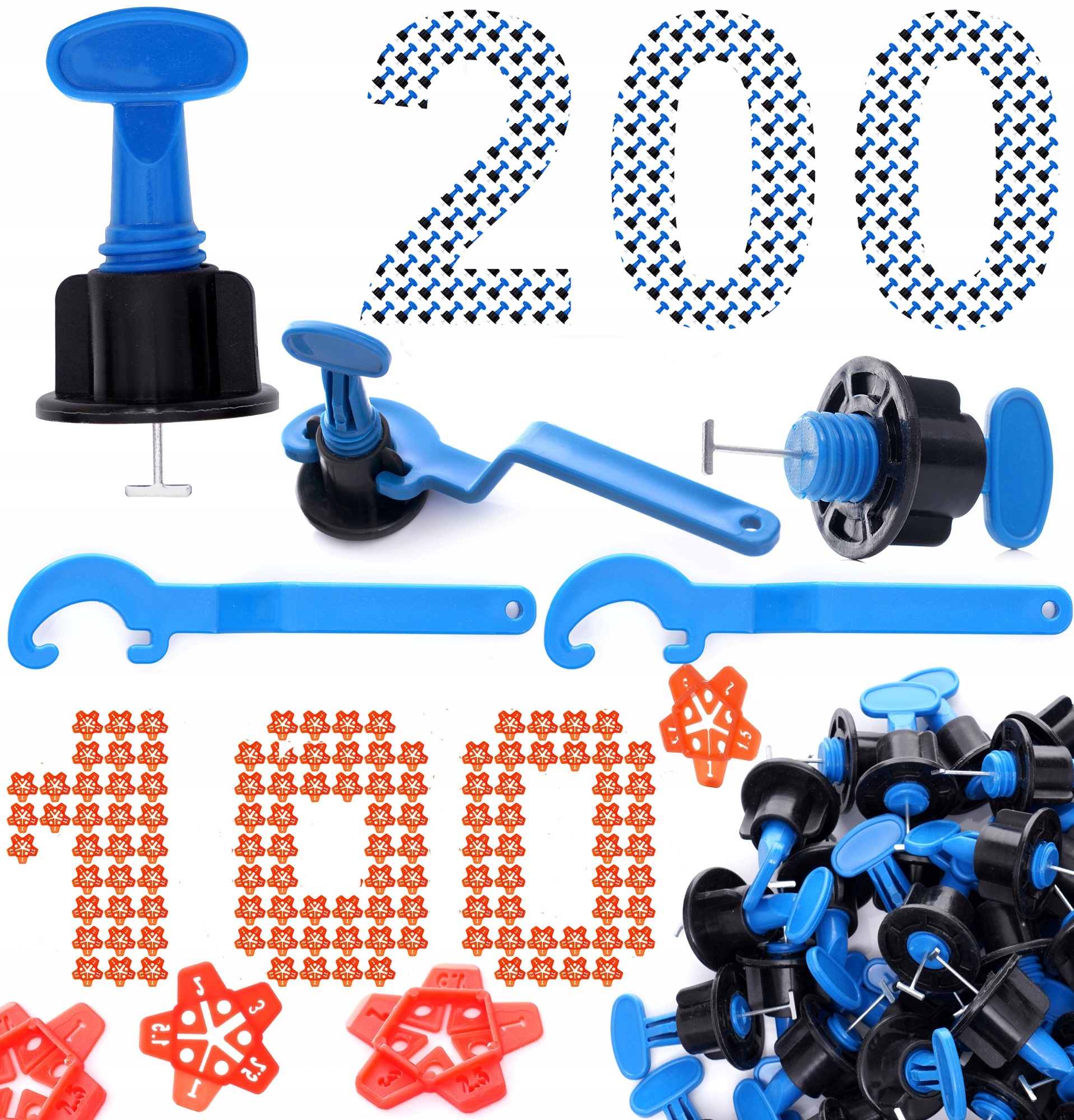 Montážne kliny TAGRED 300 ks.