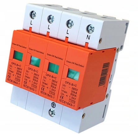 Prepäťová ochrana 385V IP20 60000 A