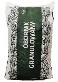 Záhradné hnojivo - Organické, prírodné hnojivo Zrębkor granule 25 kg 40 l