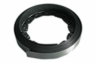 Obruba do záhrady - Plastová záhradná obruba Chrispol System 1000 cm x 6 cm čierna