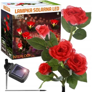 Solárna zapichovacia záhradná lampa - Interlook vstavaná solárna lampa 74 cm 1 ks.