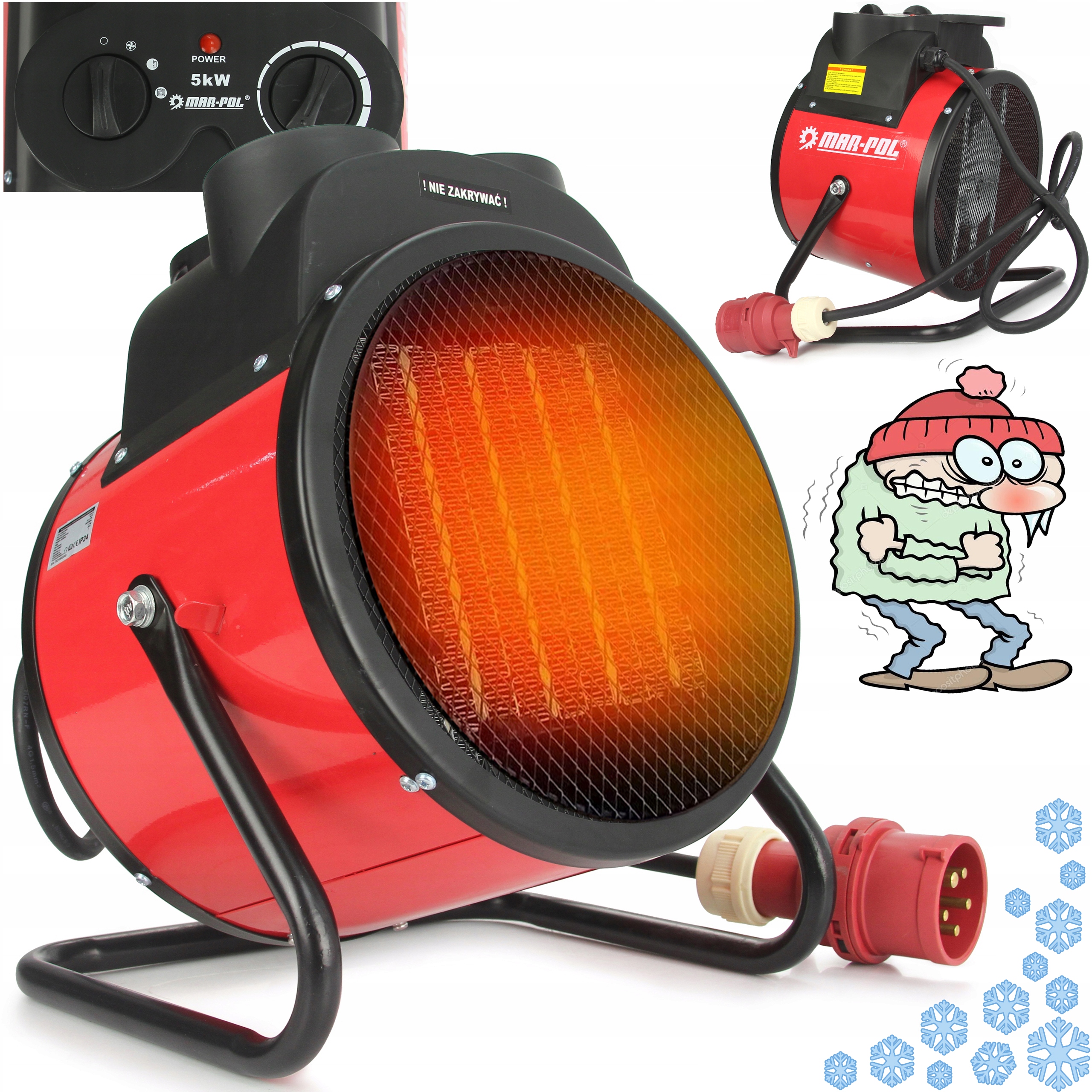 Elektrický ohrievač MyWarm 5 kW
