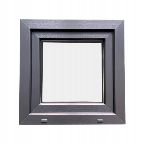 OKNO PVC 50 X 50 / 500 X 500 RU OKNÁ PRAVÉ ANTRACITOVÉ 24h