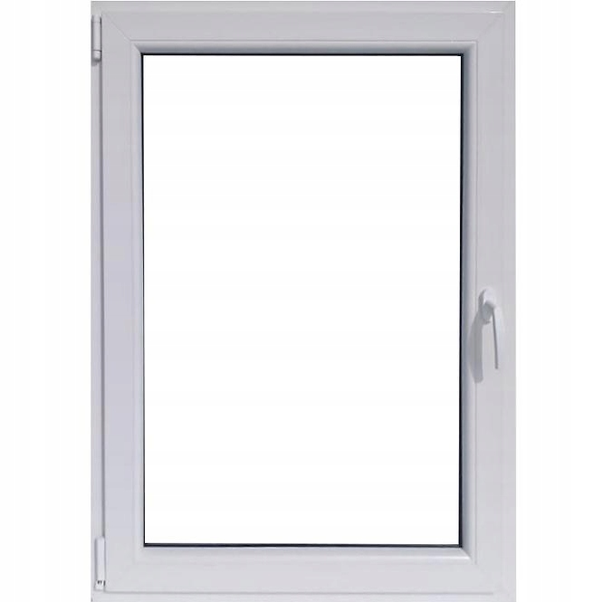 PVC OKNO 50 X 80 / 500 X 800 PVC OKNÁ ĽAVÉ RU BIELE 24H
