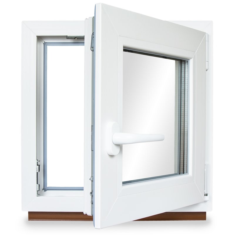 PVC okno 70 X 70 / 700 X 700 Ru Biela
