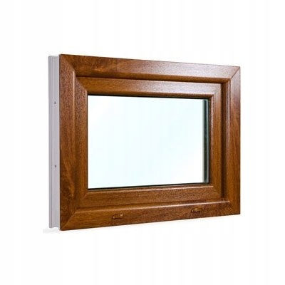 OKNO PVC 80 X 40 SKLOPNÉ OKNÁ ZLATÝ DUB DOSTUPNÉ