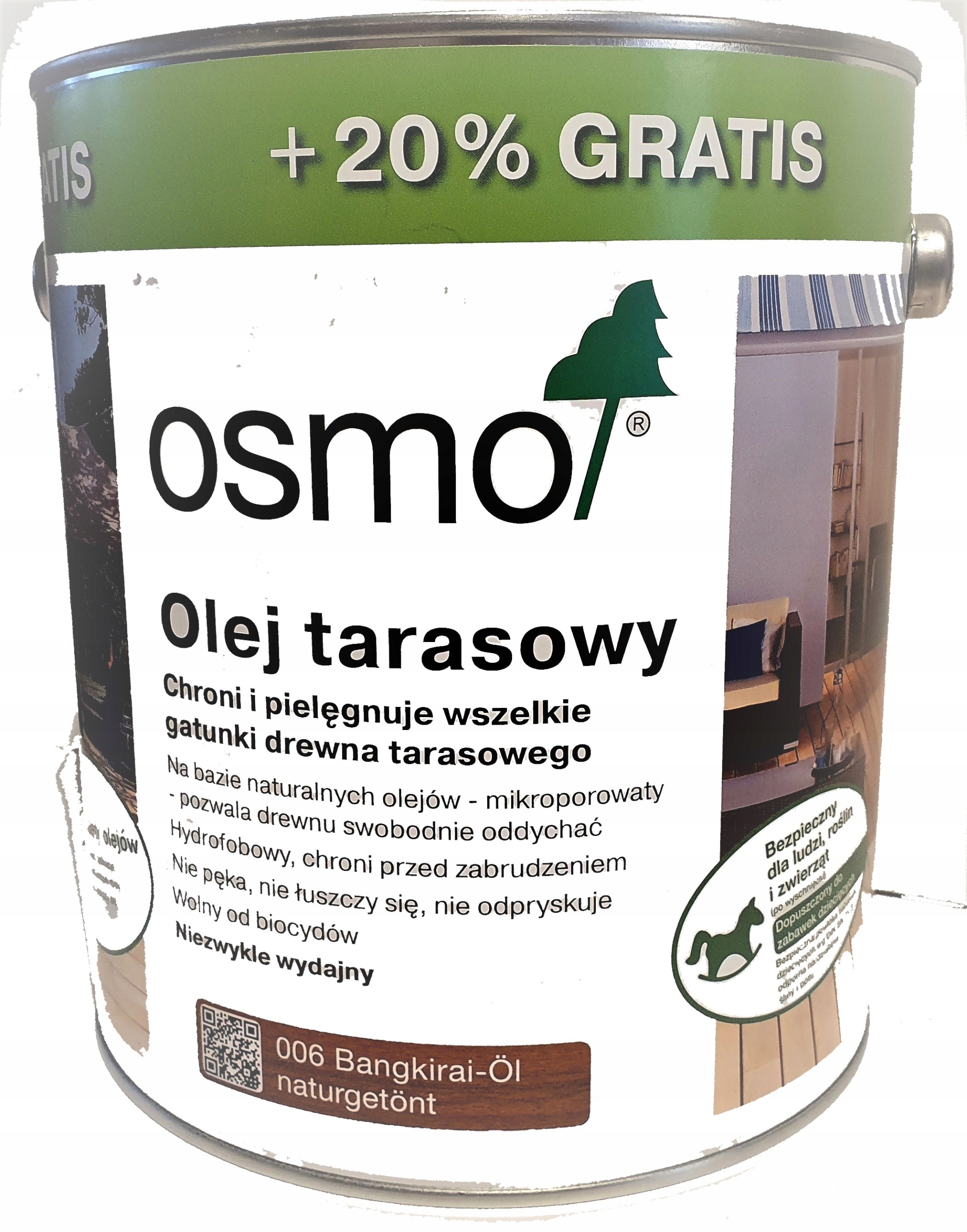 OSMO 006 BANGKIRAI OLEJ NA TERASY 3L
