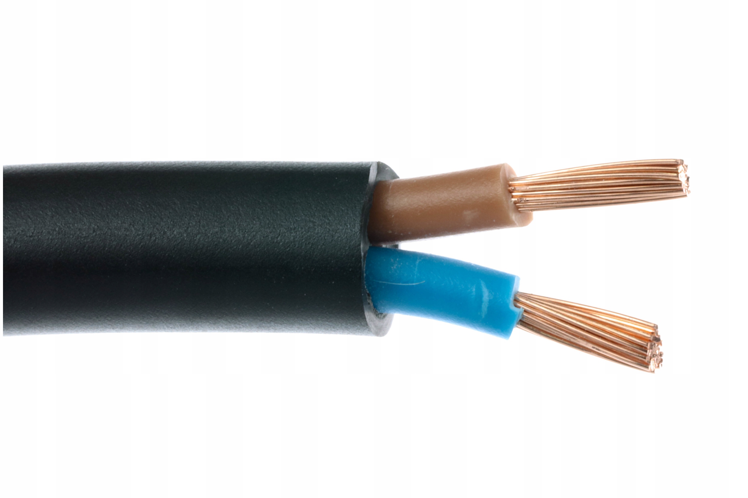Elektrický kábel okrúhly, flexibilný (lano), inštalácia OMY Digma 2 x 0,5