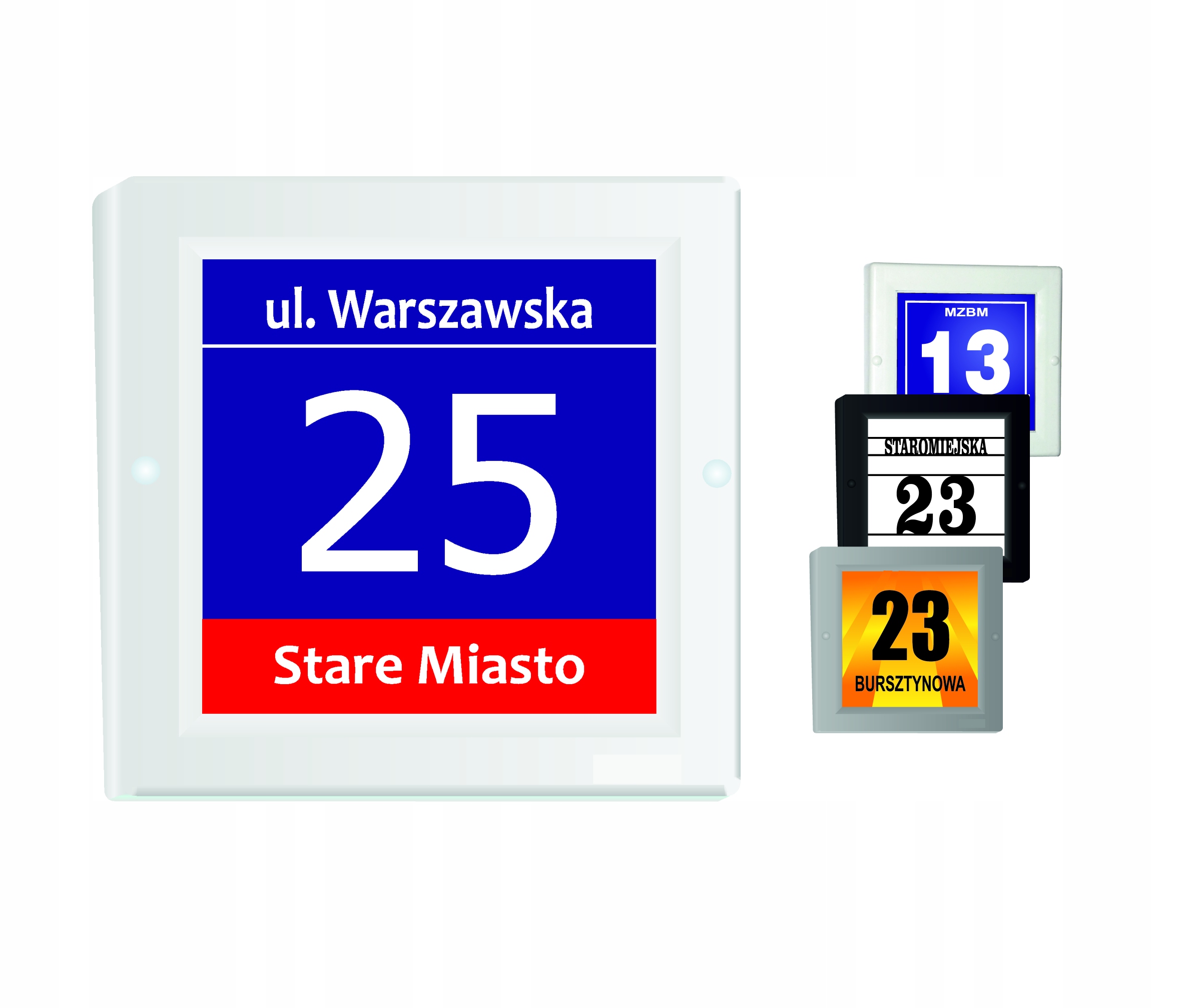 B&R číslo domu 23 x 3 cm