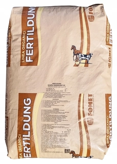 Záhradné hnojivo - Organické, prírodné hnojivo Fomet granule 25 kg 40 l