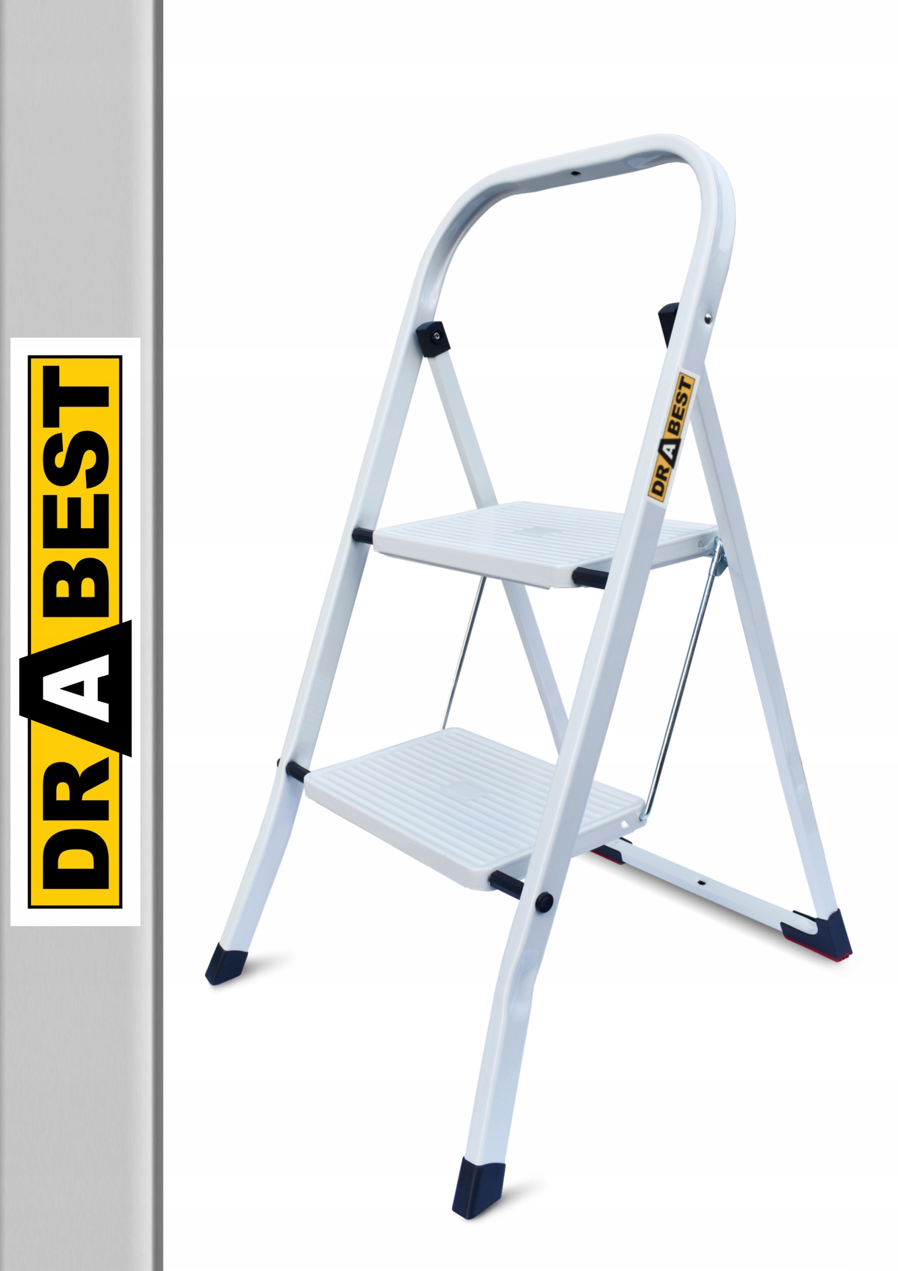 Drabest rebrík 2,47 m oceľový do 125 kg