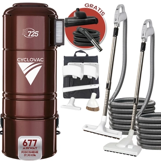Centrálny vysávač - ODK Central Cyclovac H725 9+9m 25 rokov záruka
