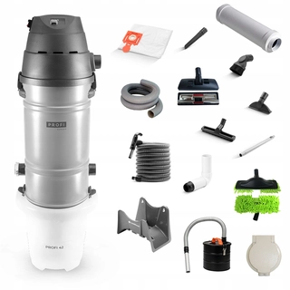 Centrálny vysávač -  Central vákuový čistič profil 42 mega 9m set