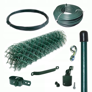 Pletivo, oplotenie - Kompletný plot 50 MB H-1000 PVC Green