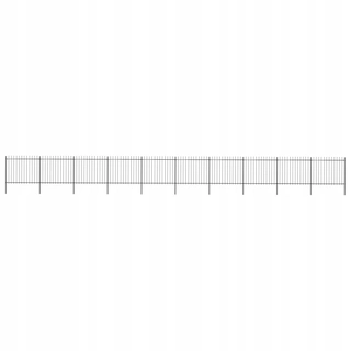 Pletivo, oplotenie - Oplotenie tyčí s jaskyňami, oceľ, 17 x 1,5 m